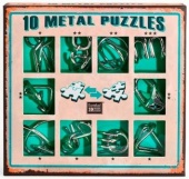Набор металлических головоломок Eureka Зеленый 10шт.