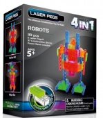 Конструктор Laser Pegs Светодиодный Робот 4 в 1