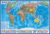 Карта Мира Globen Политическая в тубусе