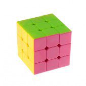 Кубик Рубика 3х3 без наклеек, мягкий механизм 5,5 см